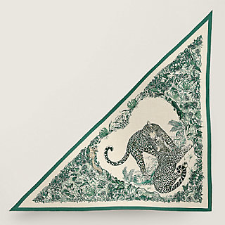 Jungle Love giant triangle - Green | Hermès Mainland China
